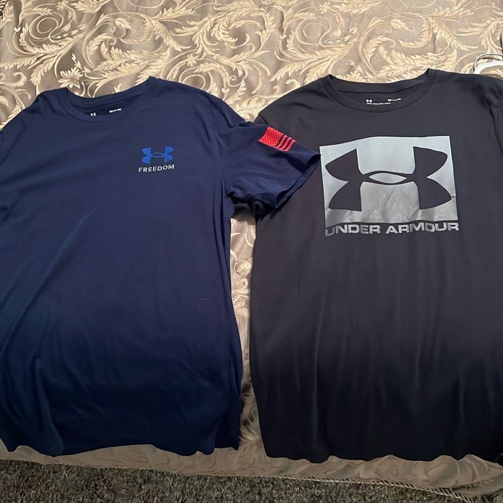 Two under armour shirts